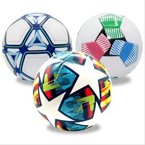 Bola de futebol para treinamento com logotipo personalizado do fabricante, bola de gol de futebol para treinamento ao ar livre, bola de futebol
