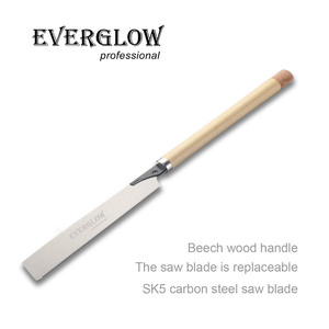 Cưa Nhật Bản Cưa kéo có tay cầm bằng gỗ Cưa làm vườn Ryoba Nhật Bản Cưa Kataba có răng sắc bén - Product Image 2