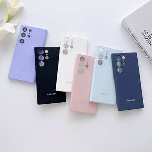 Housse de protection antichoc en Silicone liquide TPU souple de luxe <span class=keywords><strong>pour</strong></span> <span class=keywords><strong>Samsung</strong></span> <span class=keywords><strong>Galaxy</strong></span> A54 A34 A24 A14 S23 S22 - Product Image 1