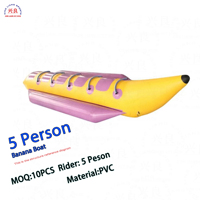 Bateau banane gonflable en PVC gonflable en gros personnalisé pour gibier aquatique