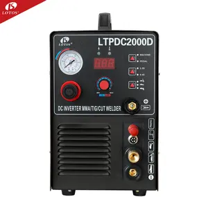 Lotos LTPDC2000D 3 in 1 mma mig and tig cut welder AC Motor Motor Type and New Condition welding machine manufacturer