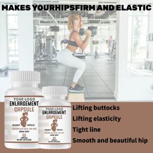 ยาแคปซูลเพิ่มขนาดสะโพกแบบขายส่ง OEM ยกกระชับสะโพก อาหารเสริมสมุนไพรเพิ่มขนาดสะโพก กระชับสัดส่วน สำหรับผู้ใหญ่ - Product Image 3