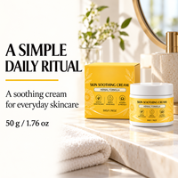 Crème Apaisante pour la Peau, Crème de Soin Confort, Lisse et Rafraîchissante, pour Peaux Sèches, Non Collante, Ne Salit Pas les Vêtements, Utilisation Quotidienne Multi-Scènes, Formule Douce