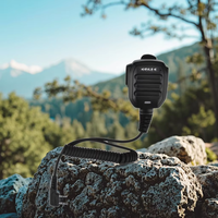 Microphone portable en gros avec compatibilité PTT pour radio bidirectionnelle 3,5 mm, écouteurs et casques filaires, PTT universel