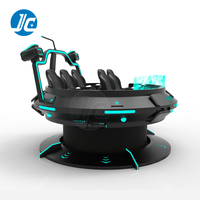 Simulateur VR 360°, chaise rotative à 360 degrés, machine de réalité virtuelle 9D, 5 places, VR Magic UFO, intérieur/extérieur, aluminium et acier