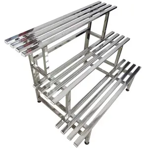 Ventes chaudes, supports de plantes en acier inoxydable et en fer de haute qualité, décoration d'intérieur, support de fleurs en métal à 3 niveaux - Product Image 1
