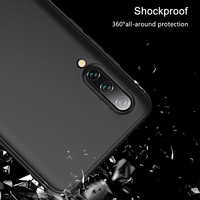 Aeckon Sederhana Matte Lembut Silicone Case untuk Xiaomi Mi CC9 9 Se 8 Lite Pocophone F1 Kembali Cover untuk Redmi note 5 7 Pro K20