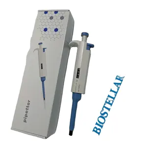 BIOSTELLAR Single Channel Adjustable Micro Micropipette Various Volume Transfer Pipette for Lab use