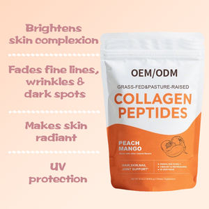 Colágeno Hidrolizado en Polvo con Vitamina C, Sabor Mango, Fácil de Mezclar y Disolver, Apoya la Hidratación de la Piel, Cabello y Uñas, 1 Sobres Diarios - Product Image 2