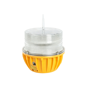 Luz de Baliza de Advertencia para Aeronaves con Energía Solar, Lámpara de Señalización de Seguridad para Obstáculos de Aviación en la Parte Superior de Torres - Product Image 1