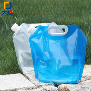 Tùy chỉnh rõ ràng 5L đứng lên gói chất lỏng túi túi có tay cầm cho túi nước thể thao ngoài trời có thể tái sử dụng lại bịt kín - Product Image 5