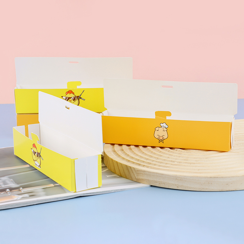 OEM Custom paper packaging hot dog tray takeaway food container box food packing