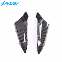 Accessoires en fibre de carbone pour moto AKOSO, carénage latéral du réservoir de carburant avant pour Yamaha Tmax 530 Tmax560 2017-2024