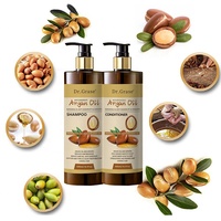 Ensemble de Soins Capillaires de Marque Privée en Gros, Sans Sulfate, Shampooing et Après-Shampooing à l'Huile d'Argan du Maroc