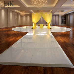 Système de plancher de danse à verrouillage rapide, plancher en contreplaqué pour fêtes, mariages, événements, 4x4 pieds, mobile - Product Image 1