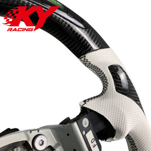 Volante Deportivo Personalizado de Fibra de Carbono con LED e Indicador de RPM para Nissan 370Z 350Z FX35 FX45 GTR R35 Z34 370ZF Infiniti G35 FX35 QX70 - Product Image 2
