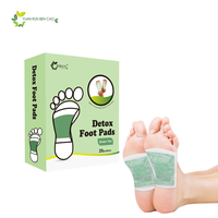 Patchs pour les pieds, essence d'herbes traditionnelles, détoxifier et éliminer l'humidité, patch pour les pieds deux-en-un, CE