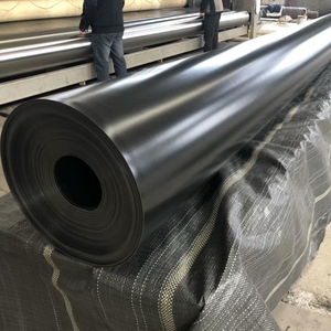 Mịn Đen <span class=keywords><strong>HDPE</strong></span> LLDPE không thấm nước geomembrane cho nông nghiệp Pond Liner - Product Image 1