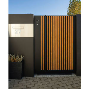 Foshan Factory Swing Gate Control Aluminio Main Latest Main Gate Motor Designs Main Fencing Trellis Automatic Single Gate De - Product Image 1