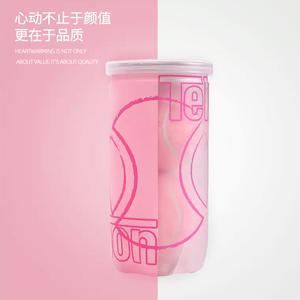 Palla da <span class=keywords><strong>tennis</strong></span> rosa Teloon 2 in scatola sigillata ascoltando palla pratica doppio gioco allenamento ragazze regalo per principianti - Product Image 4