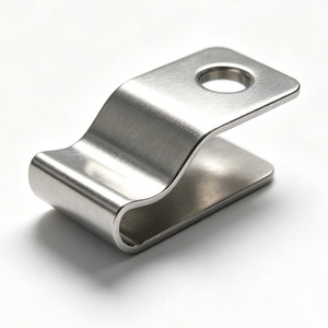 Hengli Stainless Steel Stamping Part 2mm Hole <b>Spring</b> <b>Clip</b> Bracket For Metal Processing Customizable - Product Image 3