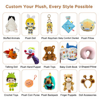 Boneka Dinosaurus Mewah dari Bahan Katun Lembut Berkualitas Tinggi Boneka Hewan Mini Kustom Hadiah untuk Anak-anak