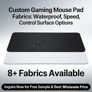 Factory Water Resistant Sublimation <b>Mouse</b> <b>Pad</b> Blanks Custom Size White Rubber Blank Mousepads with Stitched Edge for Office Home - Product Image 2