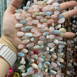 8-15mm batu permata air mata manik-manik gigi tidak beraturan bentuk bebas tongkat batu permata longgar manik-manik untuk perhiasan membuat kerajinan - Product Image 1