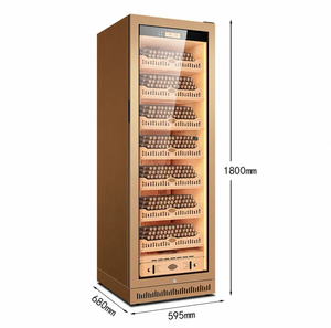 Humidor à cigares NE-105 électrique noir commercial et domestique, avec porte vitrée, 430L, température et humidité constantes, pour la suppression de l'ammoniac - Product Image 5