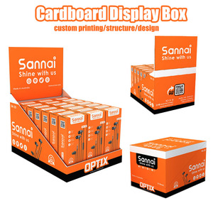 Siêu thị bán lẻ xách tay có thể gập lại tông truy cập thẻ trò chơi hộp hiển thị hàng đầu bảng hiển thị hộp - Product Image 3