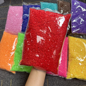 XULIN nuevo Color caramelo Flatback Bulk Sparkle Siam Color resina diamantes de imitación al por mayor para vaso de acero inoxidable DIY - Product Image 1