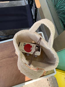 Bolso de mano tipo cubo personalizado, estilo retro, con imitación de piel, ligero y plegable. - Product Image 6