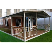 Boîte Boxable Maisons Complètes 2 Chambres Double Étage Préfabriqué Extensible Pliant Pliable Conteneur Maison