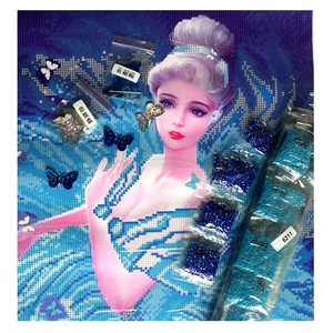 Vải Nhung 5d Tự Làm Tranh Kim Cương Với Phụ Kiện Bướm - Product Image 1