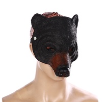 Nouveau Masque d'Ours en PU pour Carnaval, Fêtes Costumées, Spectacles Scéniques, Accessoires de Jeu de Rôle, Coiffe Mignonne et Halloween