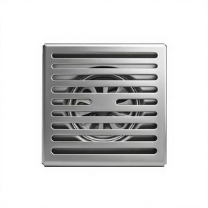 ฝาปิดท่อระบายน้ำสแตนเลสขัดเงาแบบสี่เหลี่ยมสำหรับลานกลางแจ้ง - Product Image 6