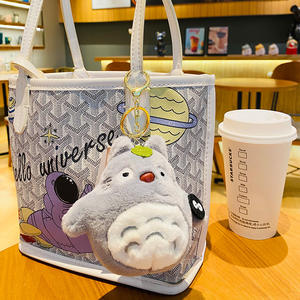 2 diseños 10cm <span class=keywords><strong>Fugure</strong></span> llavero de peluche personaje de Anime mi vecino llavero de peluche llavero de coche de juguete - Product Image 5