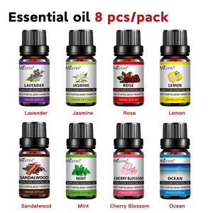 Juego de 8 Aceites Esenciales Naturales ODM OEM, Humidificador, Difusor de Aire, Menta, Sándalo, Jazmín, Lavanda, Limón, Rosa, 100% Puro - Product Image 5
