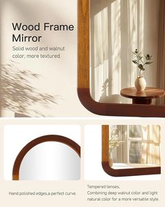 Arched Wooden <b>Wall</b> <b>Mirror</b> Modern Farmhouse Decorative Accent <b>Mirror</b> for Living Room Bedroom Entryway Bathroom Vanity Home - Product Image 3