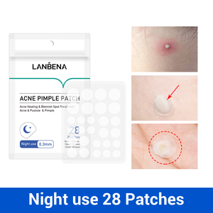 LANBENA Patchs Hydrocolloïdes Anti-Acné à l'Huile d'Arbre à Thé pour les Imperfections Nocturnes - Product Image 2