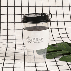 Custom Disposable Kraft Paper Coffee & Tea <b>Cup</b> Sleeves, Brand Logo Printed Cardboard <b>Cup</b> Holders with Custom Design - Product Image 2