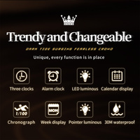Montre-bracelet numérique à LED avec rétroéclairage, tendance, OEM 1101, best-seller