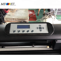 Myjet 1351 velocidad rápida Eco para etiqueta solvente pegatina corte Plotter XP600 cabezal de impresión Anycut Software Servo Motor para Flex