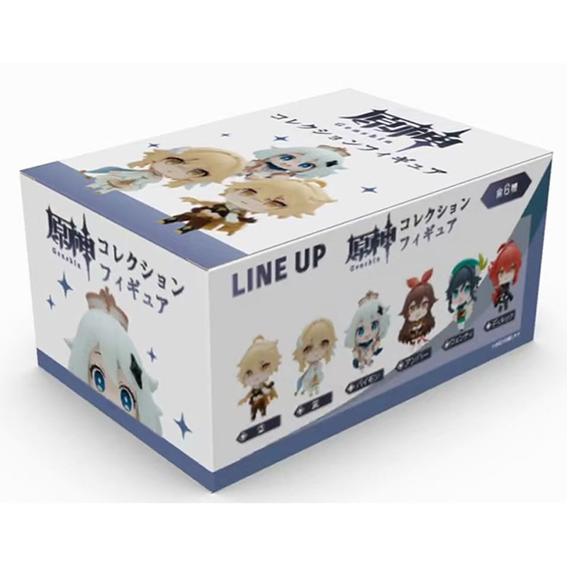 Виниловая пластиковая Слепая Коробка, Индивидуальная коробка-загадка для пресс-форм, ударная фигурка Genshin, игрушки из ПВХ OEM, 2022 г.