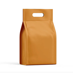 ถุงกระดาษซิปล็อคแบบยืนย่อยสลายได้ถุงกระดาษคราฟท์ใสใช้ซ้ำได้สำหรับอาหารและกาแฟกาแฟ - Product Image 2