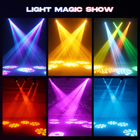 Luz de perfil móvil LED DMX512 de 8 colores y 8 patrones, 60W, luces profesionales para escenarios, DJ, bares, fiestas, discotecas, bodas y clubes