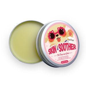 Baume Apaisant Naturel pour Peau de <span class=keywords><strong>Chien</strong></span> et Chat – Soulagement des Démangeaisons Allergiques, Hydratant pour Peaux Sèches, <span class=keywords><strong>Crème</strong></span> Réparatrice Ultime Contre les Éruptions Cutanées - Product Image 1