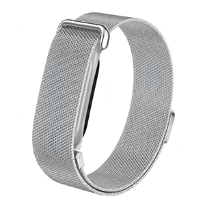 สายนาฬิกาโลหะสแตนเลสสตีลขนาด 18 มม. สำหรับ Google Fitbit Air สายรัดข้อมือทดแทน - Product Image 2