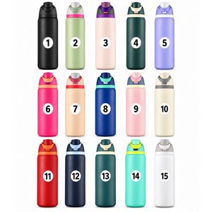 Gobelet isotherme à double paroi en acier inoxydable de 12 à 32 oz, anti-fuite, avec paille, idéal pour le sport et les cadeaux d'affaires – Meilleures ventes - Product Image 5