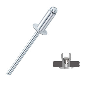 <span class=keywords><strong>Alu</strong></span> poli/<span class=keywords><strong>Rivet</strong></span> aveugle à tête dôme de type ouvert en acier - Product Image 1